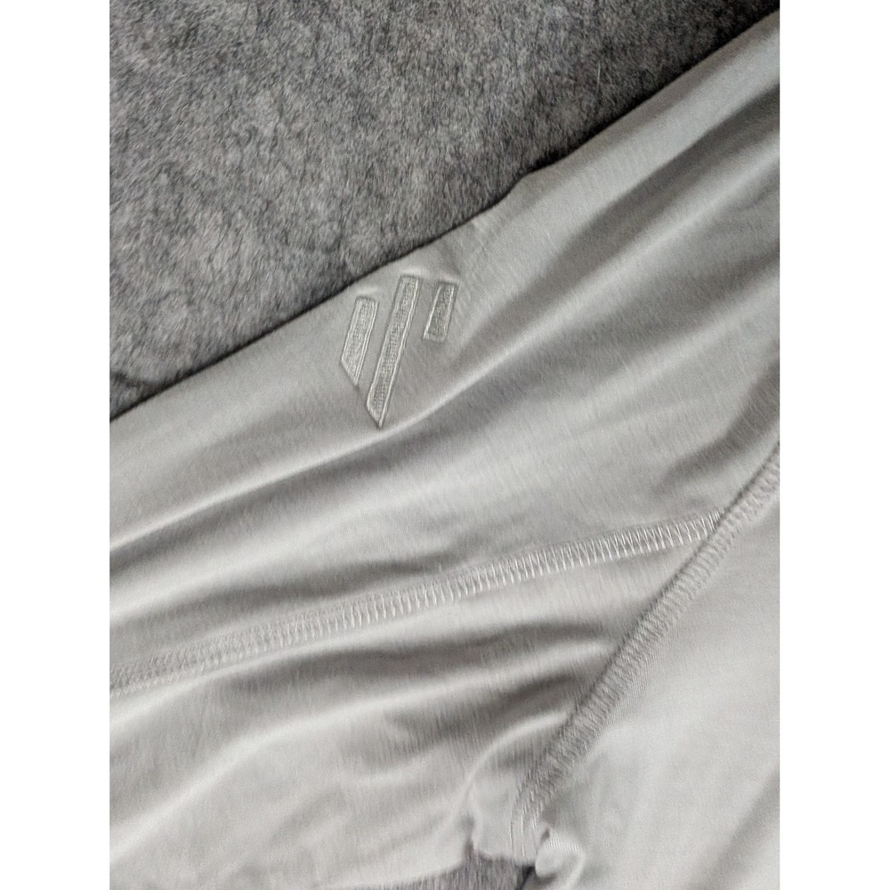Puma Enjoy Golf Quarter Zip Pullover Light Gray Long Sleeve Mock Neck Top L - Picture 4 of 8